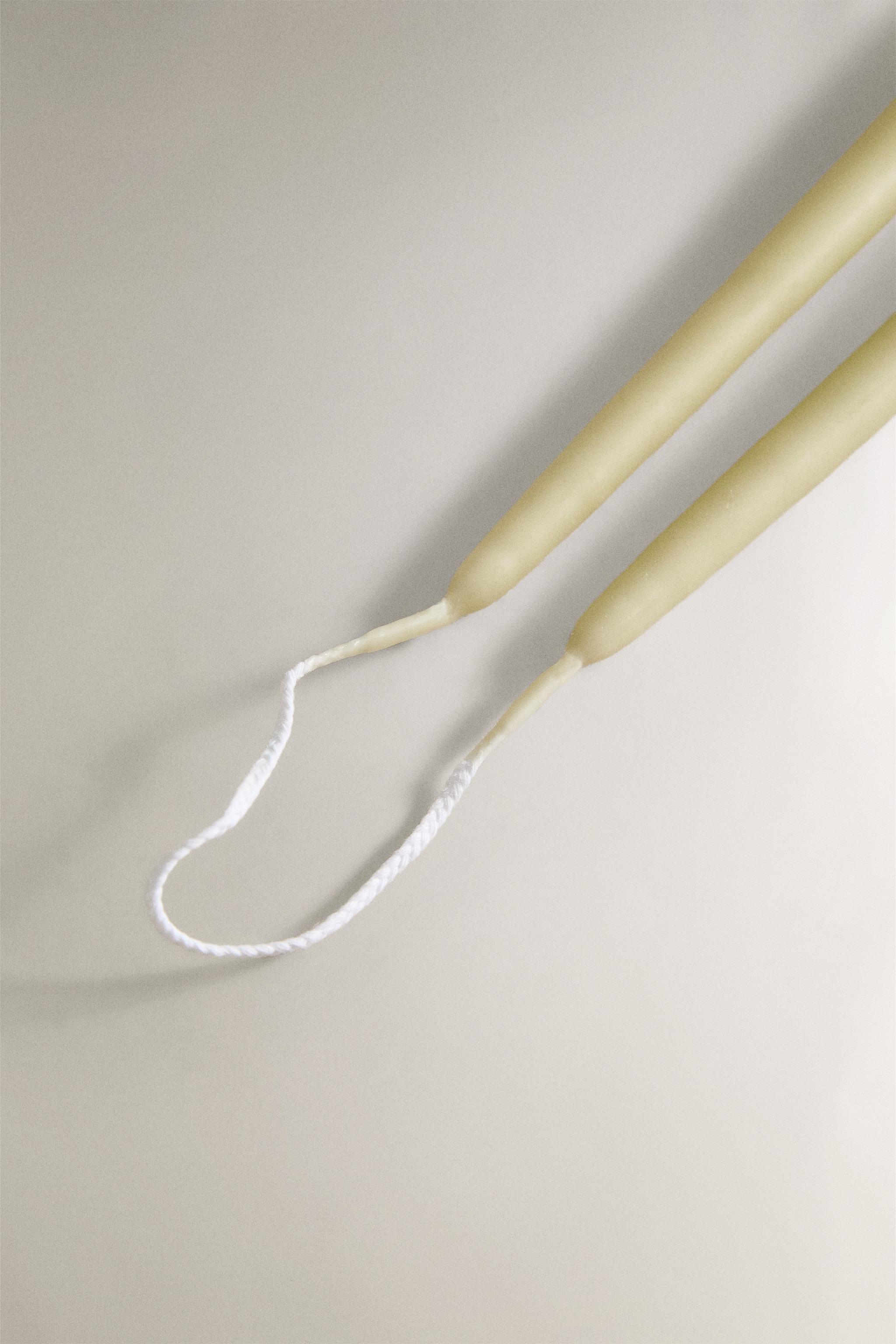 BOUGIE DÉCORATIVE ALLONGÉE MATE